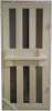 Дверь щитовая шир.вставки стекло1800х700мм (петли,фурнит)