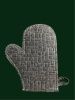 Рукавица текстурная серая