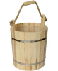 Ведро 13л липа с пластиковой вставкой